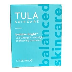 TULA SKINCARE BEDTIME BRIGHT OVERNIGHT BRIGHTENING TREATMENT (1.7ozNIB/Sealed)